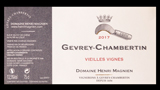 Gevrey-Chambertin Vieilles Vignes - ジュヴレ・シャンベルタン ヴィエイユ・ヴィーニュ