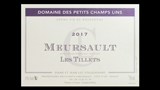 Meursault Les Tillets - ムルソー レ・ティレ
